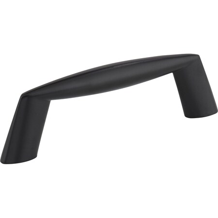 Elements 3" Center-to-Center Matte Black Zachary Cabinet Pull 988-3MB